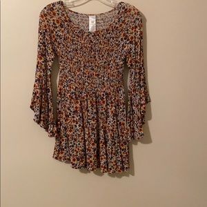 Floral baby doll shirt